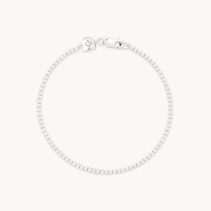 Bracelet de tennis en argent