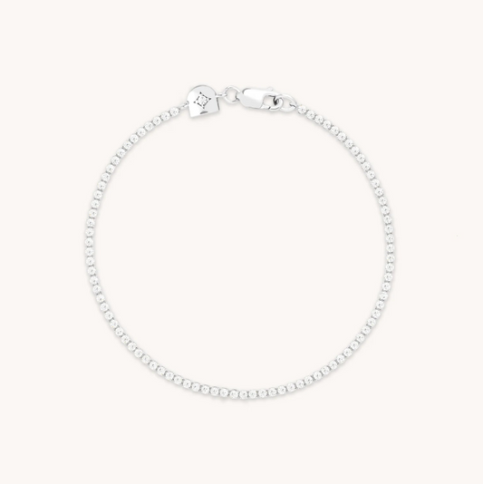 Bracelet de tennis en argent
