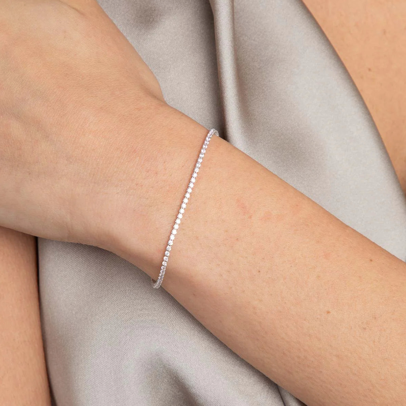 Bracelet de tennis en argent